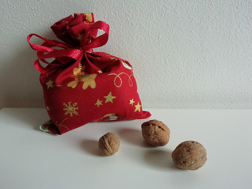 Pytlík na dárky, oříšky či do adventního kalendáře