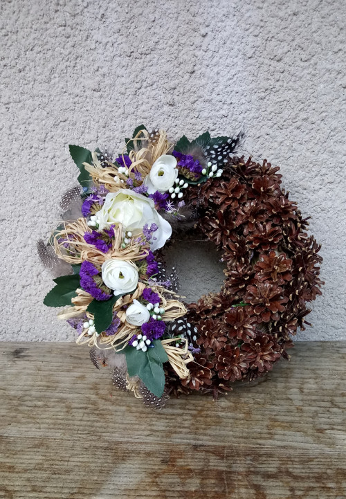 Věnec dušičkový 25 cm — foto 1