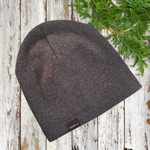 Dámská třpytivá čepice GLAMI NAVY vel.XL