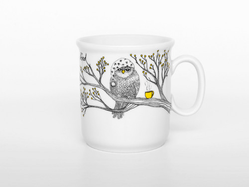 Dětský hrnek 220 ml - Early bird needs coffee