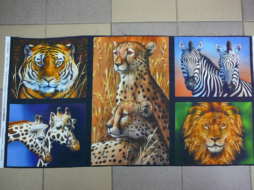 Digitální tisk - panel 110 x 60 cm - safari