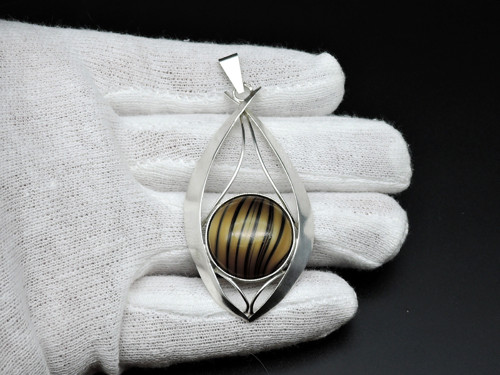 Stříbrný vintage přívěšek- vel. 7cm