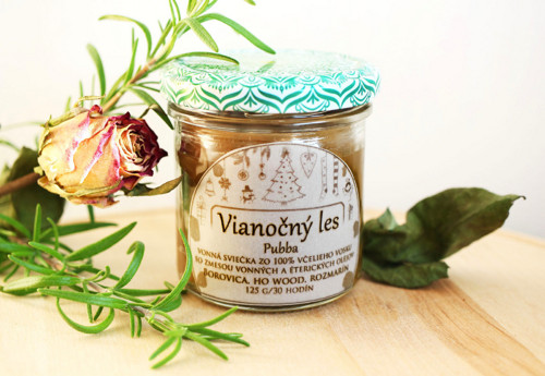 Vonná SVÍČKA - Vianočný les