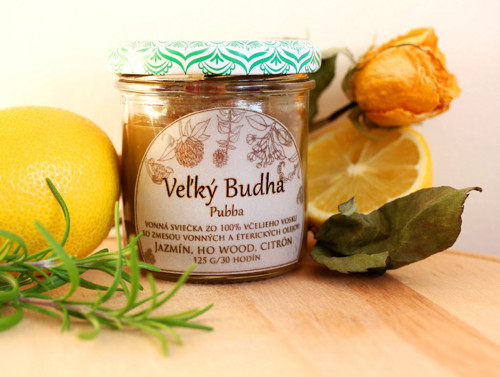Vonná SVÍČKA - Veľký Budha