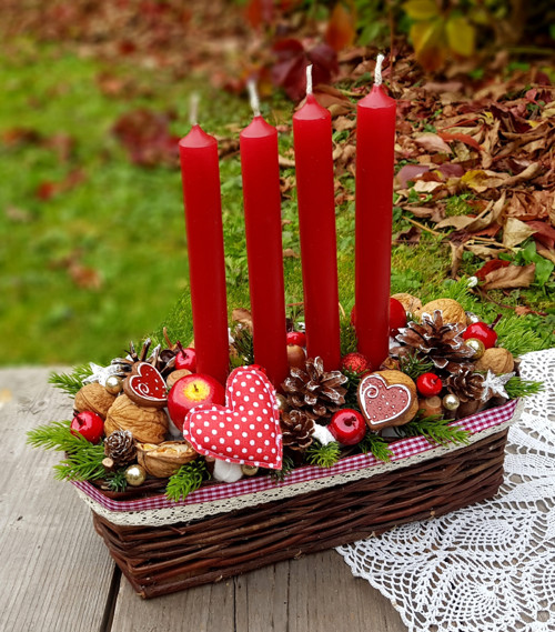 Adventní košík "Vánoce na chaloupce" — foto 1