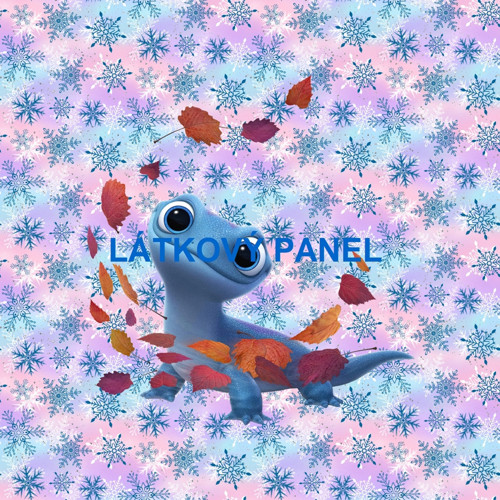 Bavlněná látka - panel 25x25 cm