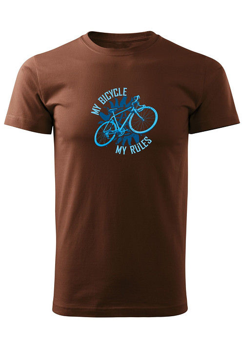 Pánské tričko "My bicycle, my rules"