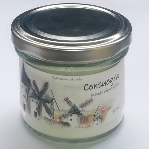 Sójová svíčka ve skle - Consuegra