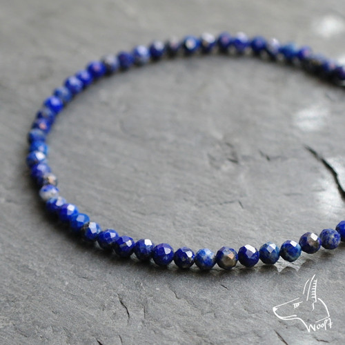 Lapis lazuli náramek broušený — foto 1