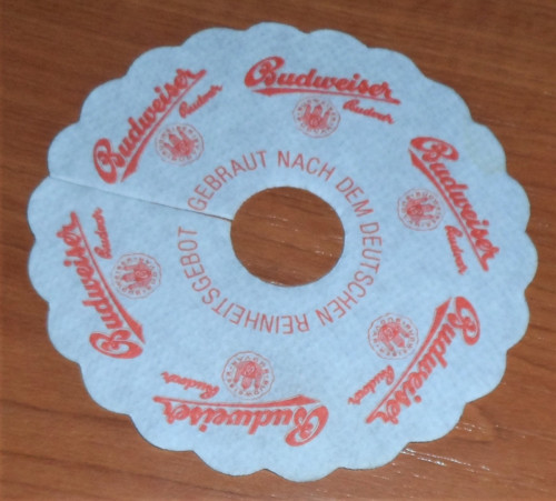 Papírová ROZETKA, zn. Budweiser Budvar — foto 1