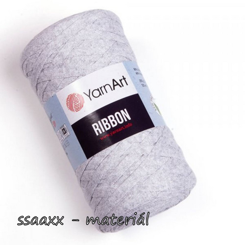 Příze Ribbon ~ světle šedá 756 — foto 1