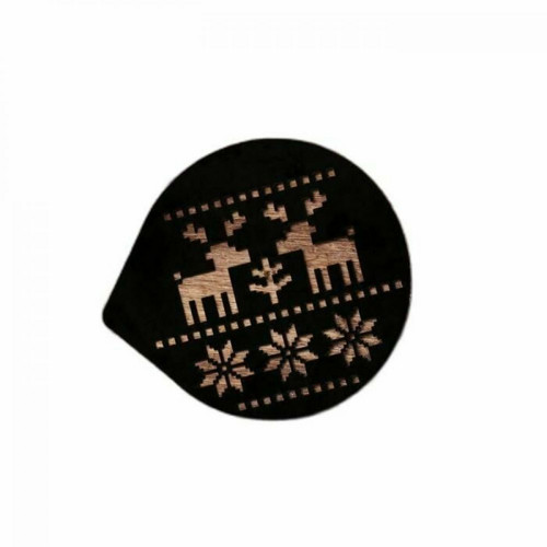 1 pc Craft, Diy, Coffee Stencil Deer "pletený — foto 1