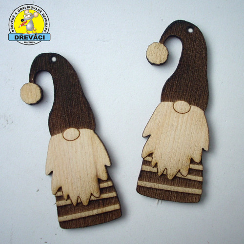 Vánoční Elf - ozdobička 7 cm KV0271 M