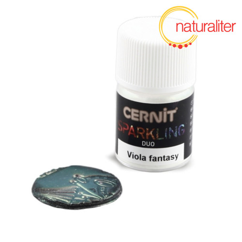 Prášek CERNIT Sparkling Duo fialová fantazie 2g