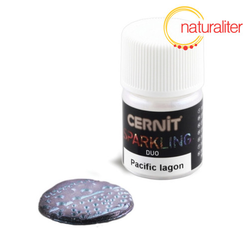 Prášek CERNIT Sparkling Duo pacifická laguna 2g — foto 1