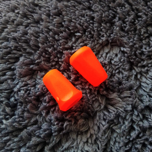 Koncovka / neon oranžová / 1 ks