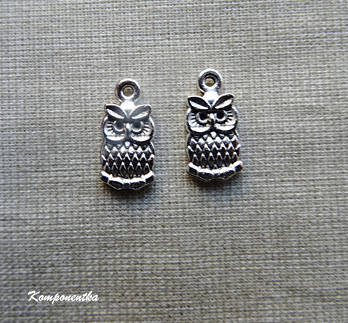 Přívěšek sova 15x8mm 1kus