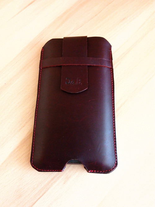 Kožený obal na mobil — foto 1