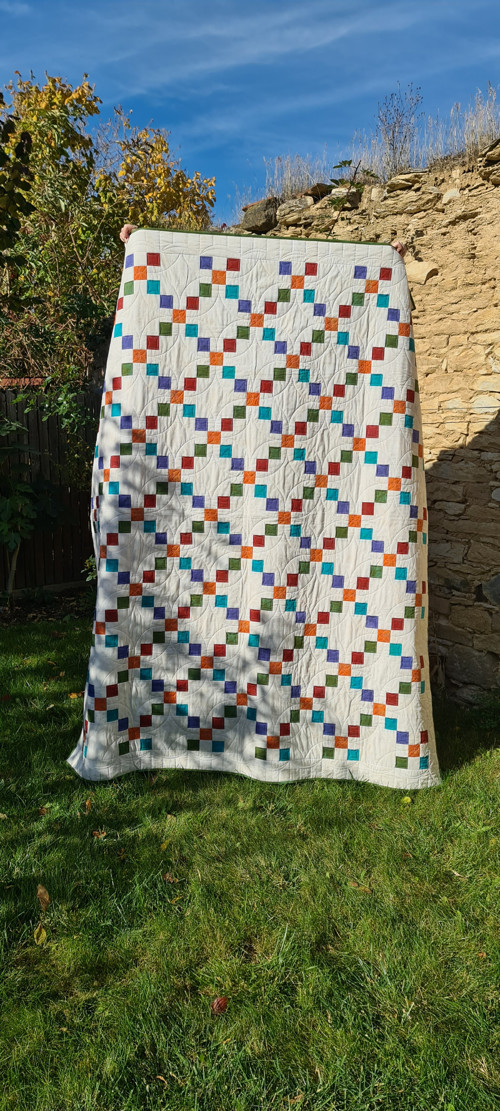 Irish Chain quilt creme — foto 1