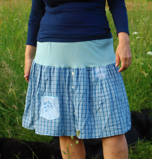 Recy sukně košilová — foto 1