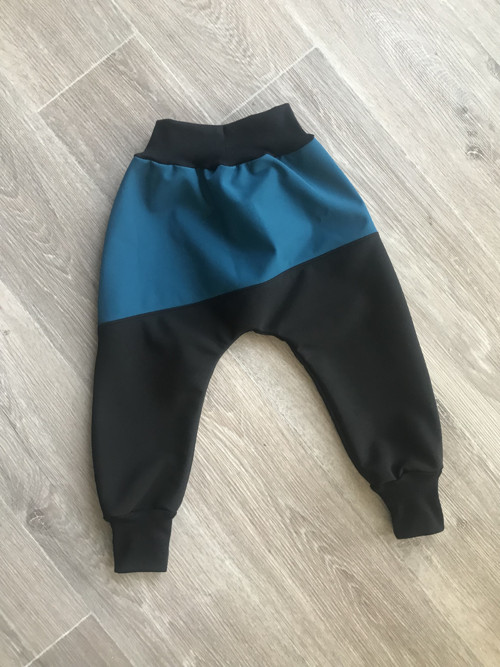 Softshellové kalhoty 98 petrolej — foto 1