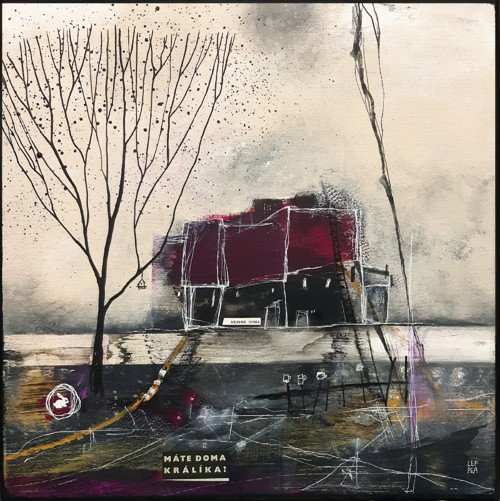 Máte doma králíka? - 40x40cm — foto 1
