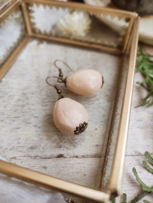 Imperfect earrings - keramické náušnice