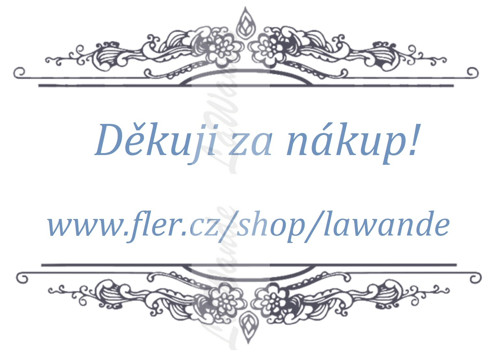 Grafika - kartičky "Děkuji za nákup!" - PDF