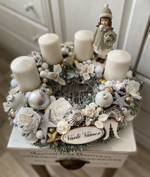 Adventní věnec slavnostní — foto 1