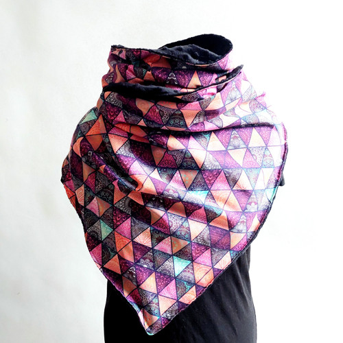 Zavinovací maxišál Mixed triangle/minky — foto 1