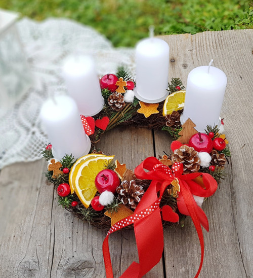 Adventní věnec "Vůně pomerančů" — foto 1
