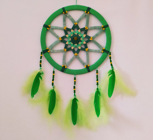 Lapač snů ,, Zelená mandala ,,