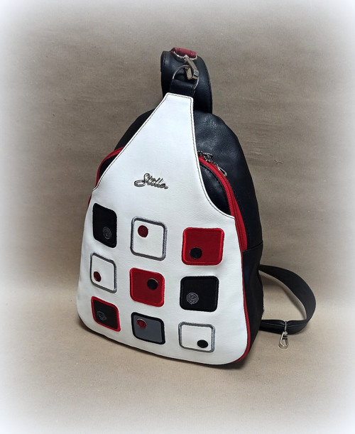 Sling bag black retro