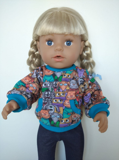 Mikina pro Baby Born sestřičku