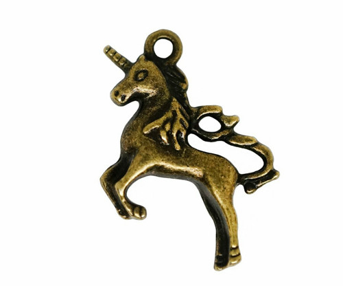 6ks bronz Unicorn zvířecí přívěsky kouzla České