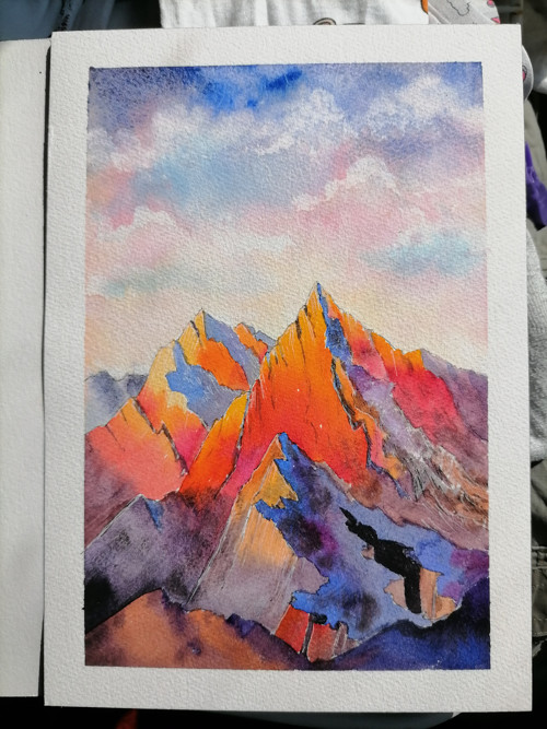Obraz akvarel 18x26 cm