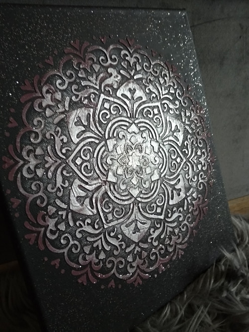 Mandala Harmonie stříbrná — foto 1