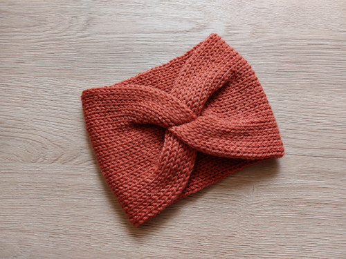 RUSTY - Dámská pletená čelenka — foto 1