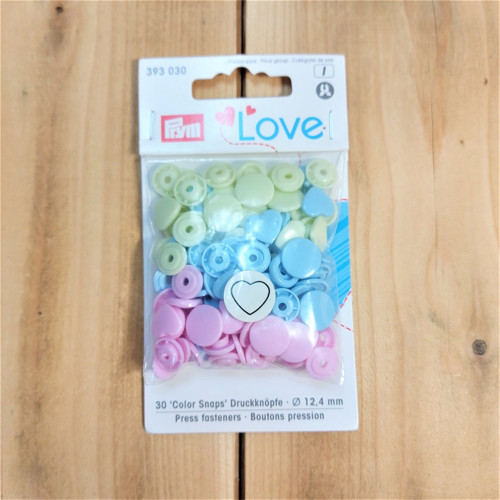 Patentky Color snaps Prym Love - mimi mix Srdce
