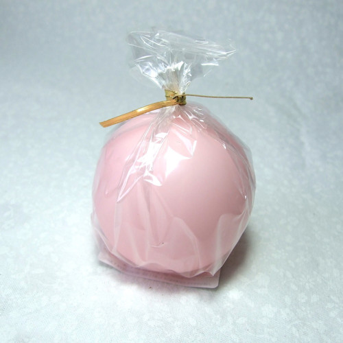 Svíčka kulatá 5,6 cm růžová