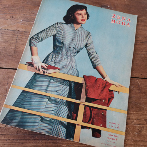 ŽENA a MÓDA ... módní časopis ... 4/1957 — foto 1