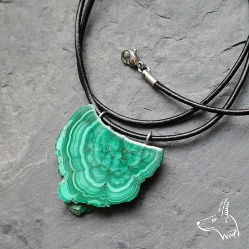Malachitový talisman — foto 1