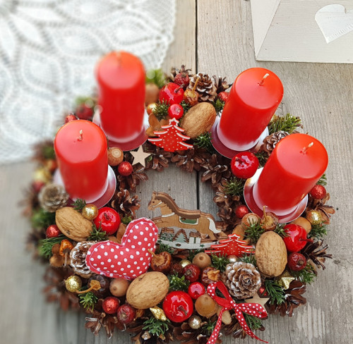 Adventní věneček "Vánoce tradičně" — foto 1