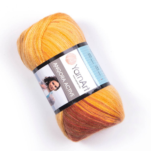 Příze Angora Active - zlatá — foto 1