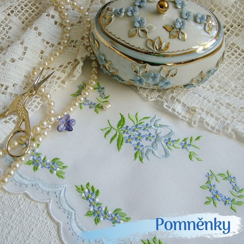 Vyšívací vzory - Pomněnky — foto 1
