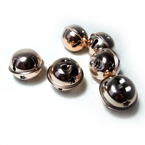 Rolnička v barvě rosegold, 3 cm — foto 1