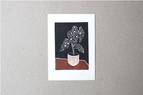 Tisk /// Begonia #1