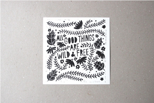 Tisk / Wild and free