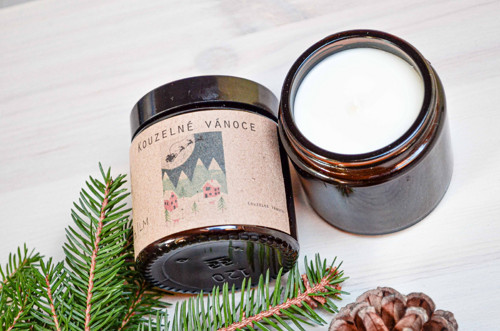 Sójová svíčka - KOUZELNÉ VÁNOCE.... 120 ML