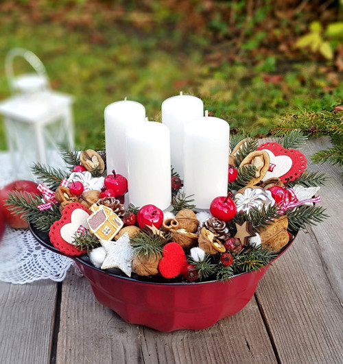 Adventní svícen "Vánoční pečení" — foto 1